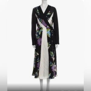 Diane Von Fürstenberg Silk Long Dress Size Small